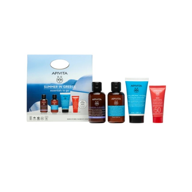 Apivita Promo Summer in Greece Essentials to Go Set 4τμχ