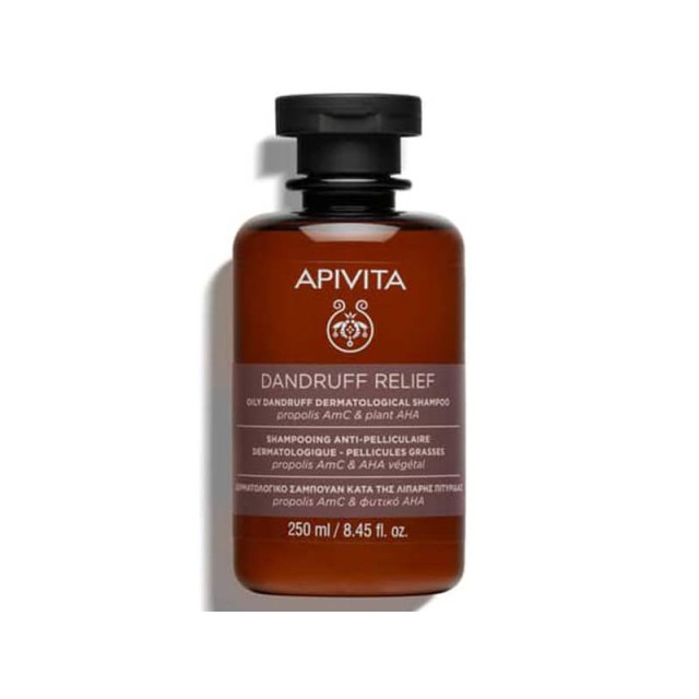 Apivita Dandruff Relief Σαμπουάν Κατά της Λιπαρής Πιτυρίδας, 250ml