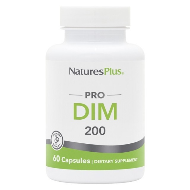 Natures Plus Pro Dim 200mg Συμπλήρωμα Διατροφής για την Γυναίκα 60 κάψουλες