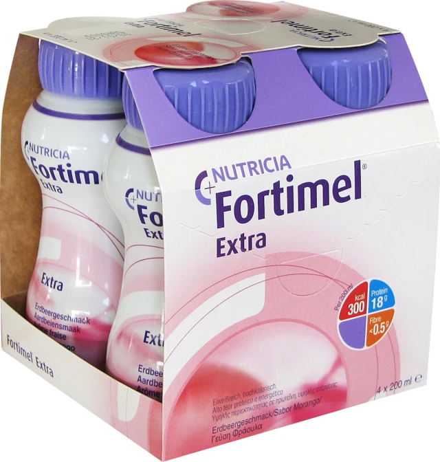 Nutricia Fortimel Extra Φράουλα 4 x 200ml
