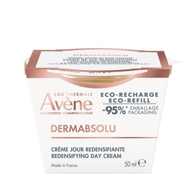 Avène Dermabsolu Επαναγεμιζόμενο Βάζο Κρέμας Ημέρας Αναπλήρωσης Όγκου 50ml