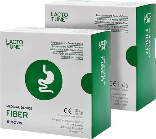 LACTOTUNE FIBER 14 SACHETS 1+1  ΔΩΡΟ