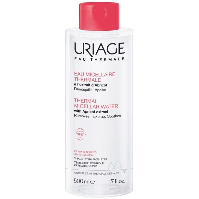 Uriage Eau Thermale Ιαματικό Νερό Micellar για Ευαίσθητο Δέρμα με Βερίκοκο, 500ml