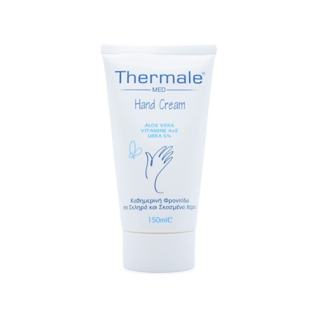 Thermale Med Aloe Vera Αναπλαστική & Ενυδατική Κρέμα Χεριών και Νυχιών 150ml