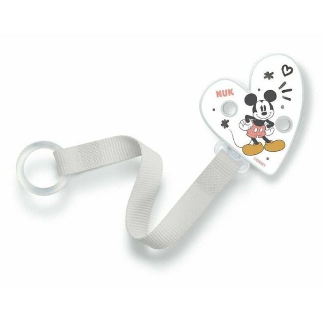Nuk Disney Mickey Κορδέλα Πιπίλας, 1τεμ