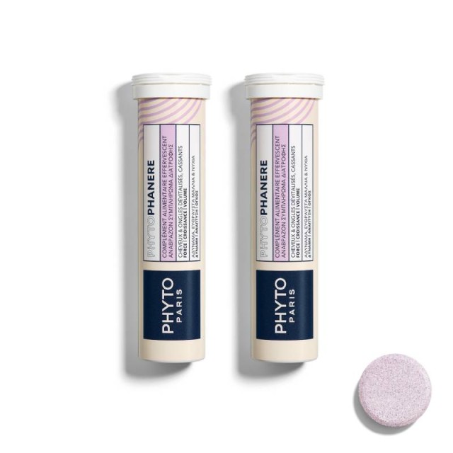 Phyto Phytophanere Hair & Nails Αναβράζον Συμπλήρωμα Διατροφής για Μαλλιά και Νύχια 2x15tabs