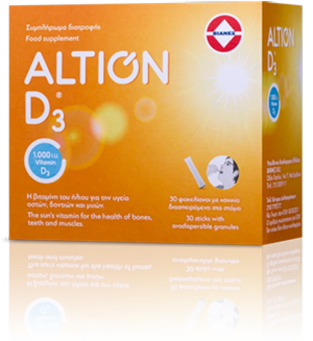 Altion Vitamin D3 1000iu 30 Φακελάκια