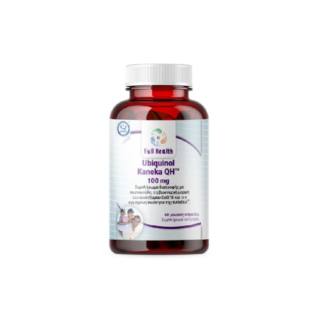 Full Health Ubiquinol Kaneka Qh 100mg 60 Μαλακές Κάψουλες
