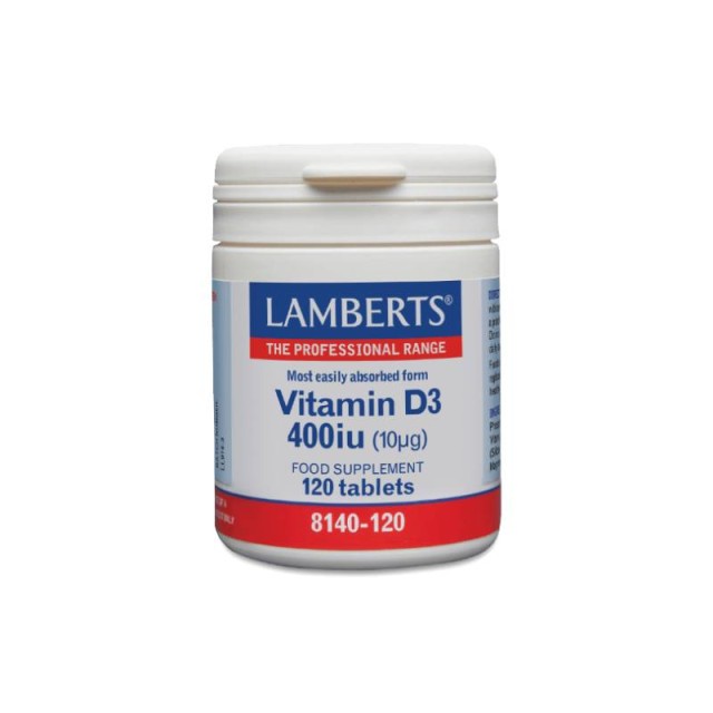Lamberts Lamberts Vitamin D 400iu (10mg), 120tabs
