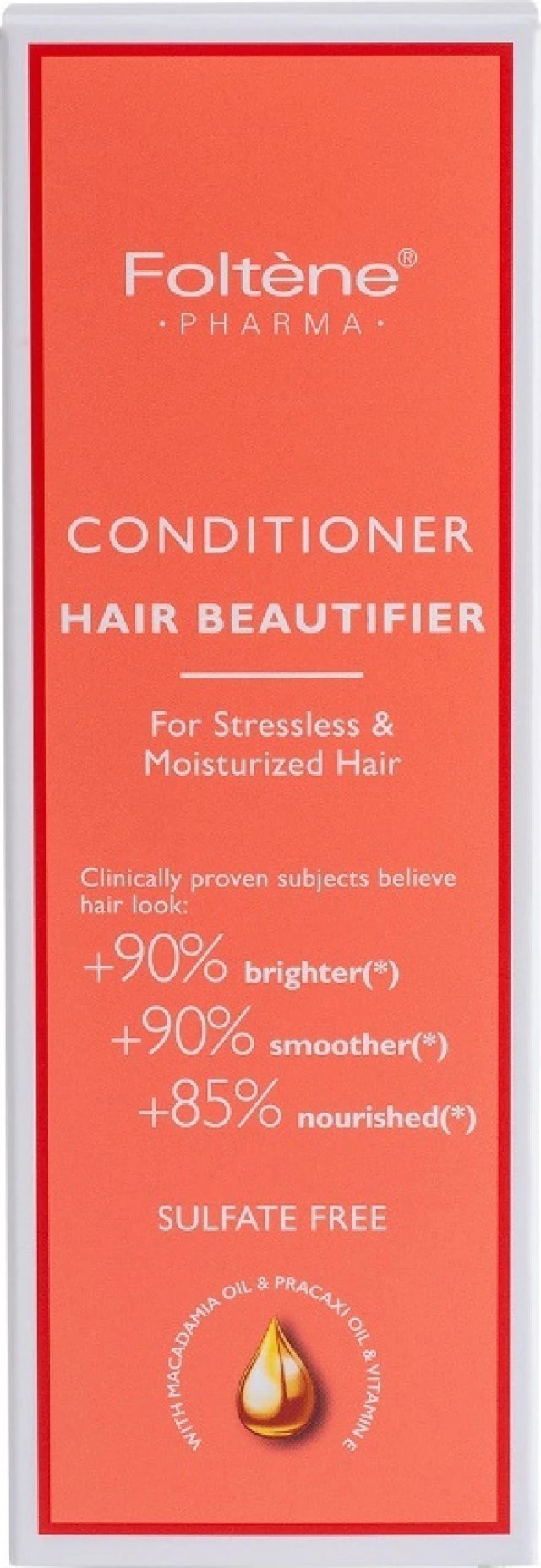 Foltene Pharma Conditioner Hair Beautifier Μαλακτική Κρέμα για Tαλαιπωρημένα & Αφυδατωμένα Μαλλιά, 180ml
