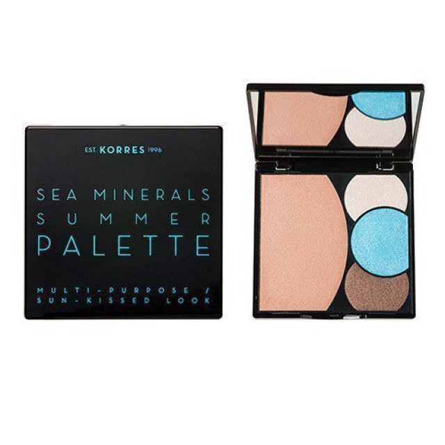 Korres Sea Minerals Summer Palette Blue Waves 13gr Για Πρόσωπο και Μάτια