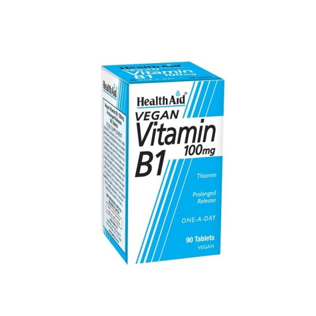 Health Aid Vitamin B1 100mg Συμπλήρωμα Διατροφής για το Νευρικό Σύστημα 90 ταμπλέτες