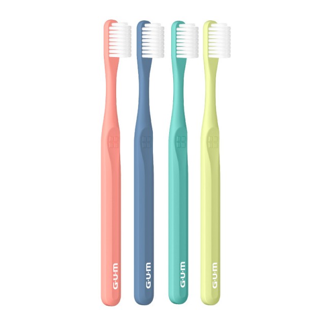 Gum 410 Classic Compact Medium Οδοντόβουρτσα Μέτρια με Μικρή Κεφαλή 1 Τεμάχιο