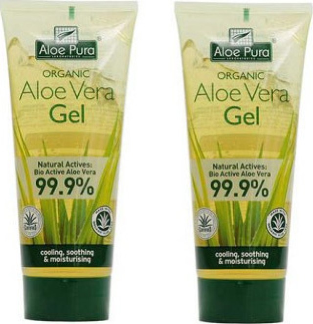 Optima Organic Aloe Vera Gel -50% Στο 2ο προϊόν, 2x 100ml
