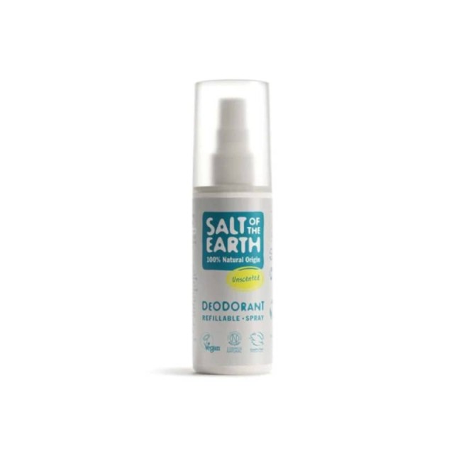 Salt of the Earth Vegan Αποσμητικό Spray Χωρίς Άρωμα 100ml