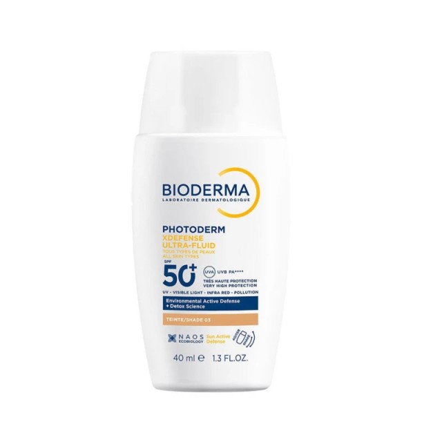 Bioderma Photoderm XDefence Ultra-Fluid SPF50+ Shade 03 Tinted 40ml