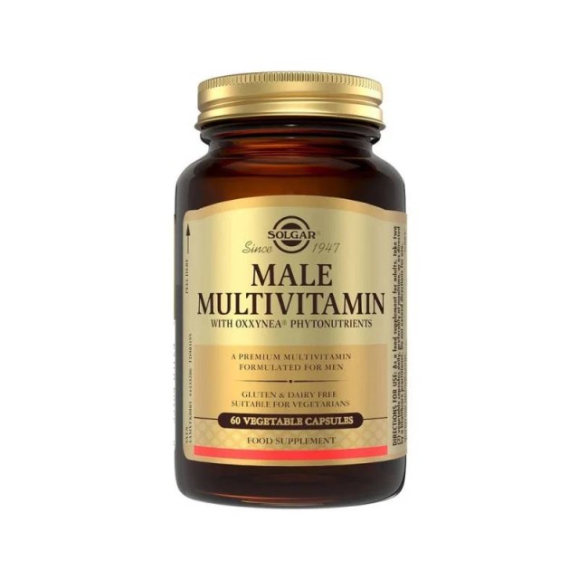 Solgar Male Multivitamin Συμπλήρωμα Διατροφής για Άνδρες 60 φυτοκάψουλες