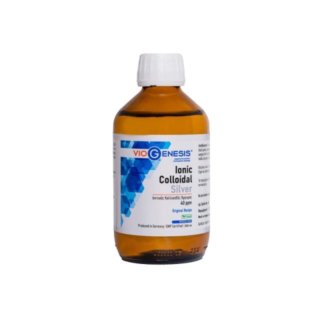 Viogenesis Ionic Colloidal Silver 40ppm 250ml