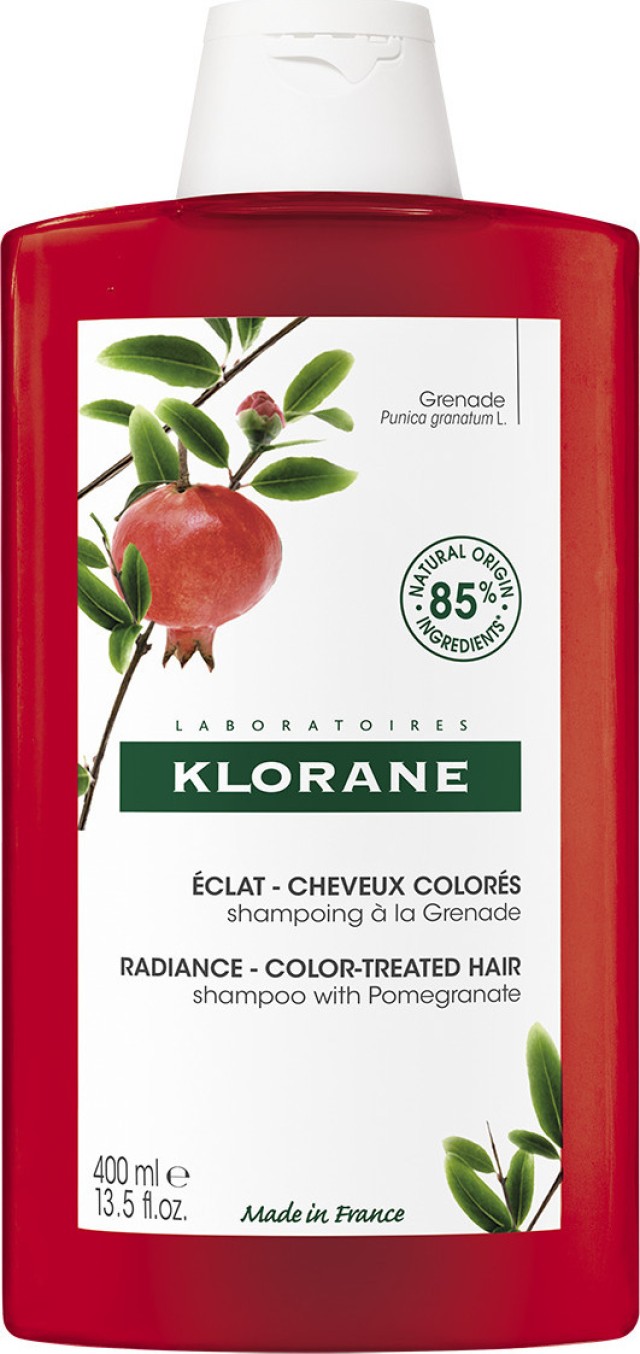 Klorane Shampoo with Pomegranate Σαμπουάν για Βαμμένα Μαλλιά με Εκχύλισμα Ροδιού BIO, 400ml