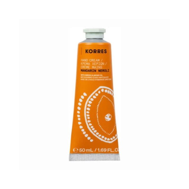 Korres Mandarin Neroli Ενυδατική Κρέμα Χεριών και Νυχιών 50ml