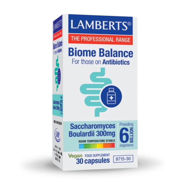 Lamberts Biome Balance For Those On Antibiotics 30 φυτικές κάψουλες