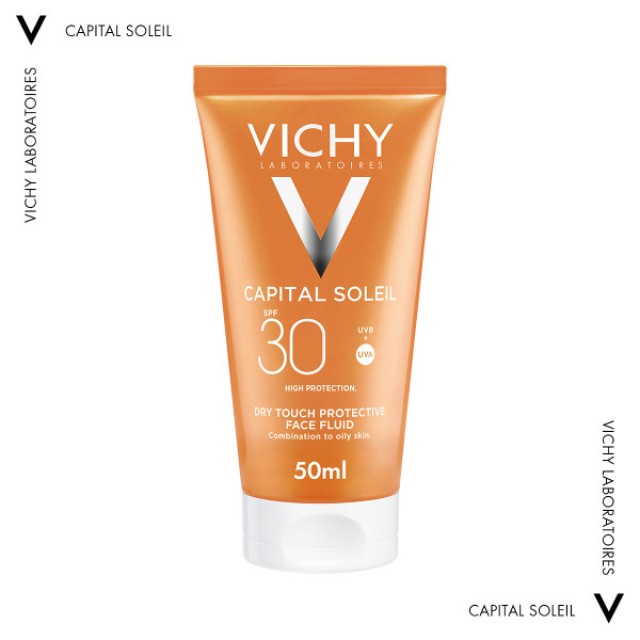Vichy Capital Soleil Mattifying Face Dry Touch SPF30 Αντηλιακό Προσώπου για Ματ Αποτέλεσμα 50ml