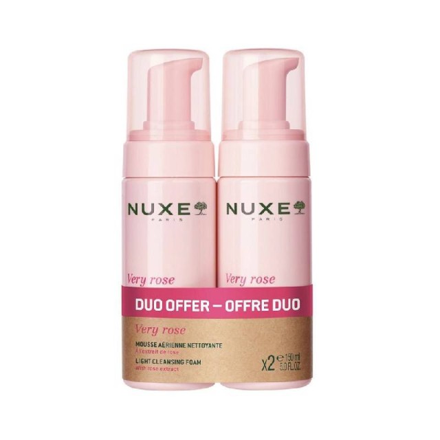 Nuxe Promo Very Rose Cleansing Foam 2x150ml
