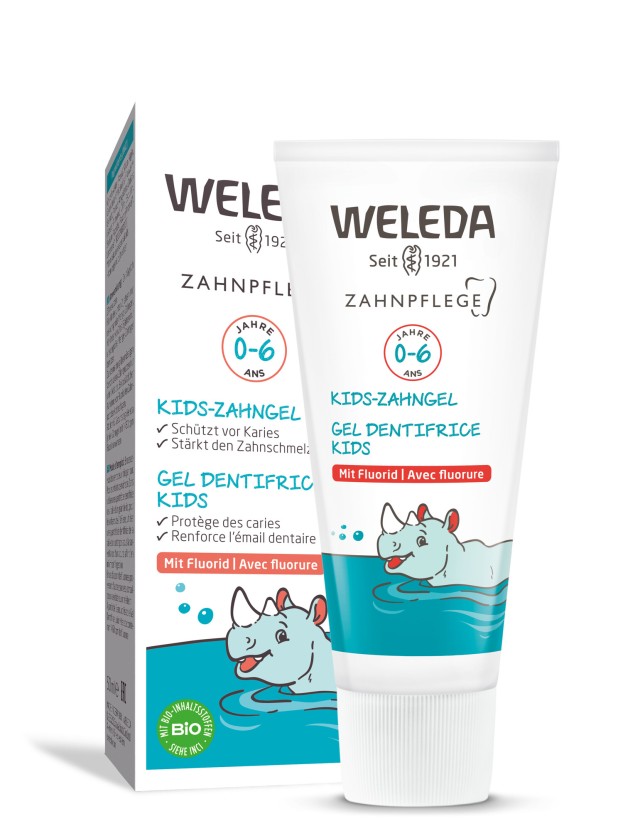 Weleda Kids Toothpaste Παιδική Οδοντόκρεμα 0-6 ετών με Φθόριο 1000PPM 50ml
