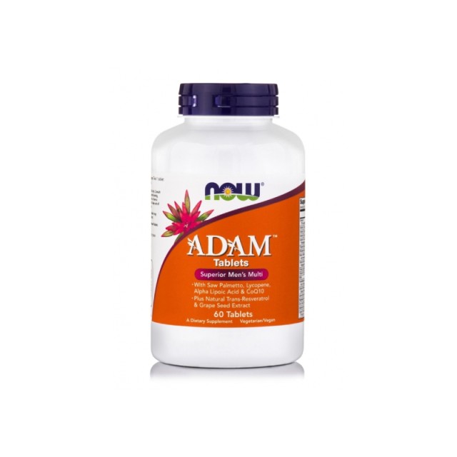 Now Adam Superior Mens Multiple Vitamin 60 ταμπλέτες