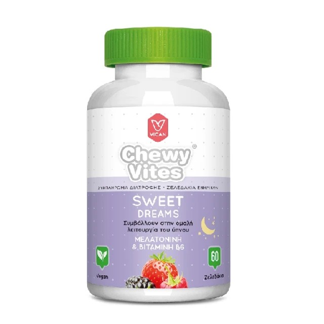 Vican Chewy Vites Sweet Dreams 60 μασώμενα ζελεδάκια
