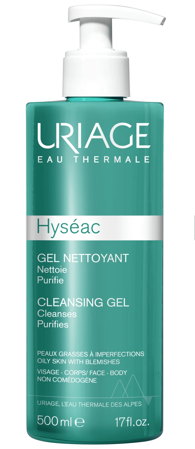 URIAGE Hyseac Gel Nettoyant Τζελ Καθαρισμού για Μικτές/Λιπαρές Επιδερμίδες 500ml