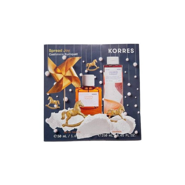 Korres Promo Cashmere Kumquat Eau De Toilette 50ml & Shower Gel 250ml