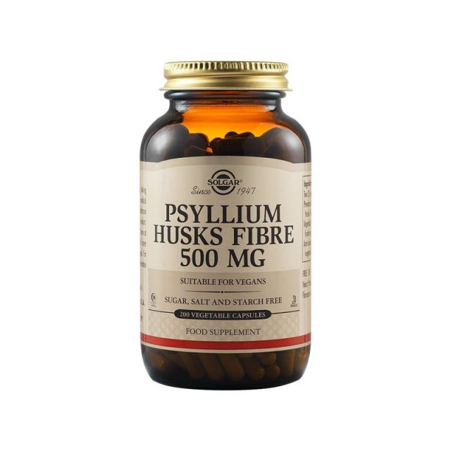 Solgar Psyllium Husks Fibre 500mg, 200vcaps