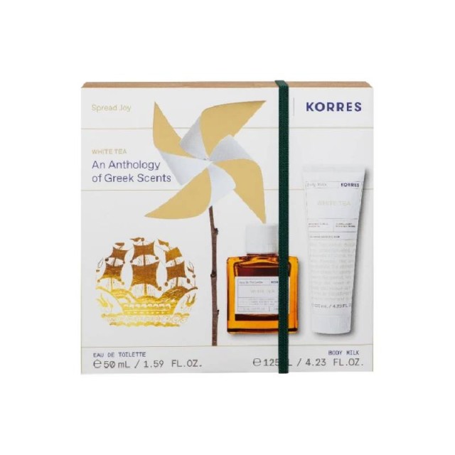 Korres Promo Pack White Tea Eau De Toilette 50ml + Γαλάκτωμα Σώματος 125ml