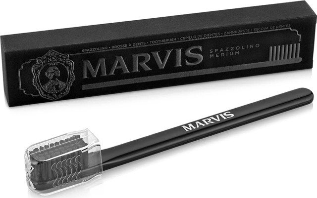 Marvis Black Medium Toothbrush Οδοντόβουρτσα, 1τεμ