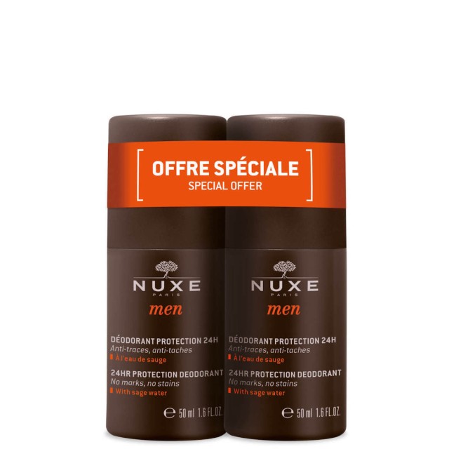 Nuxe Promo Men 24h Protection Deodorant 2x50ml
