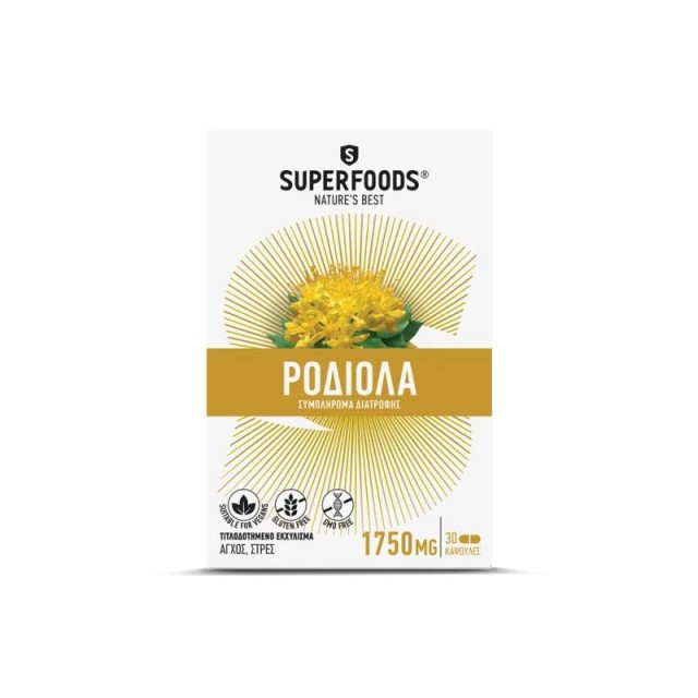 Superfoods Ροδιόλα 1750mg 30 κάψουλες