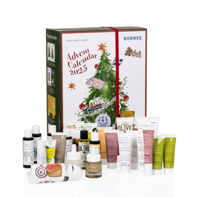 Korres Limited Edition Advent Calendar 2025 Ημερολόγιο Χριστουγέννων, 1σετ