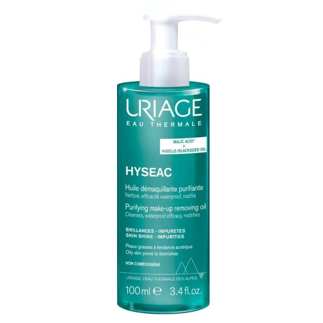 Uriage Hyseac Purifying Oil Καθαρισμός από Make-Up 100ml