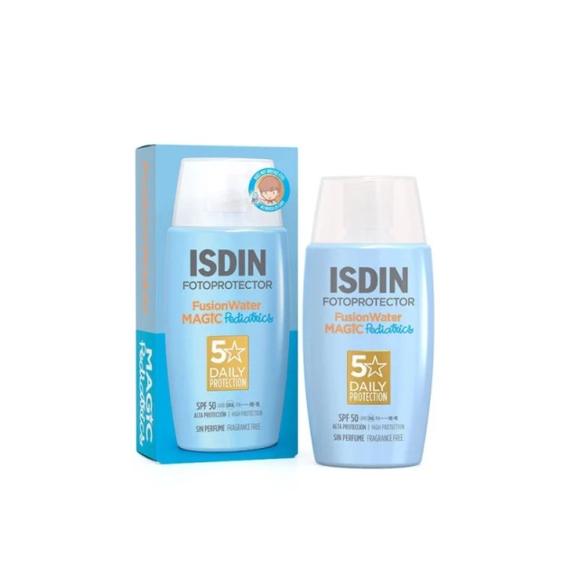 Isdin Fotoprotector Pediatrics FusionWater Magic SPF50 Αντηλιακό Προσώπου για Παιδιά 50ml