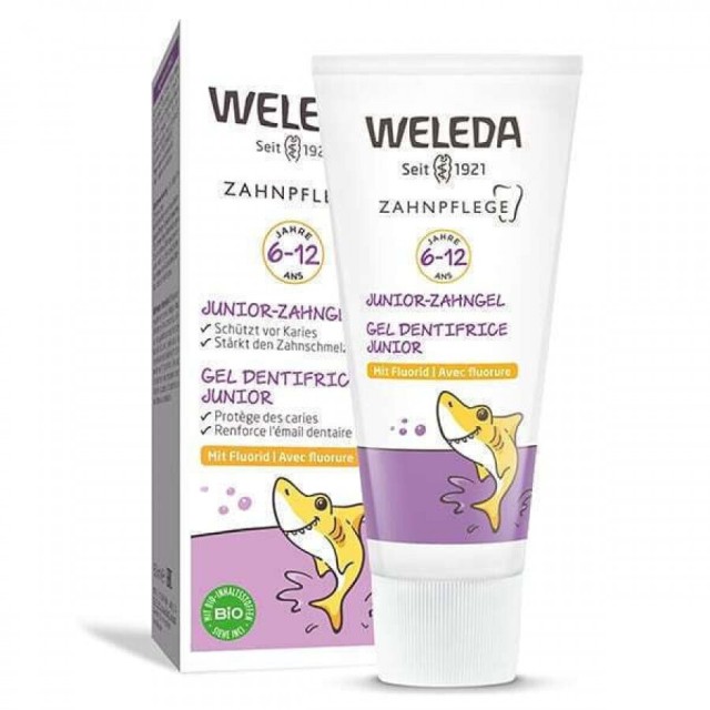 Weleda Junior Toothpaste Παιδική Οδοντόκρεμα 6-12 ετών με Φθόριο 1450PPM 50ml