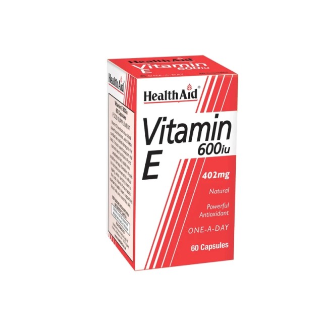HEALTH AID Vitamin E 600iu Natural capsules 60s