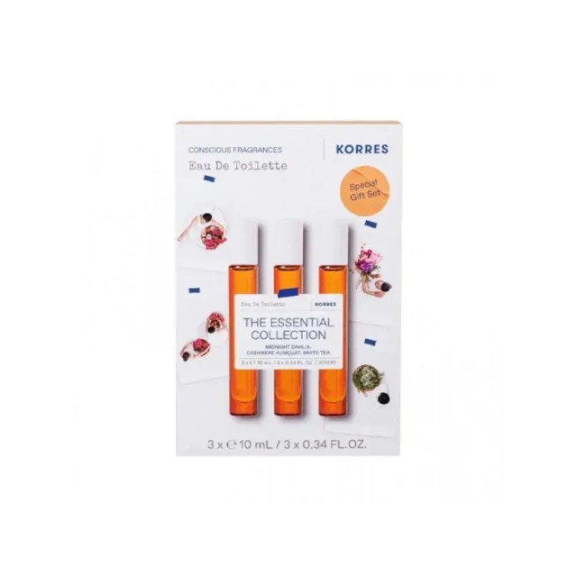 Korres Promo The Floral Collection Midnight Dahlia Eau de Toilette Άρωμα 10ml & Cashmere Kumquat Eau de Toilette Άρωμα 10ml & White Tea Eau de Toilette Άρωμα 10ml