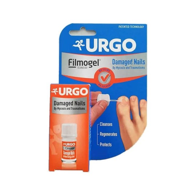 Urgo Filmogel Damaged Nails Θεραπεία για Ταλαιπωρημένα Νύχια από Μυκητίαση ή Τραυματισμό 3.3ml