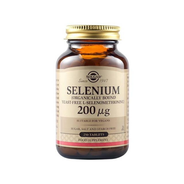 Solgar Selenium 200μg, 250tabs