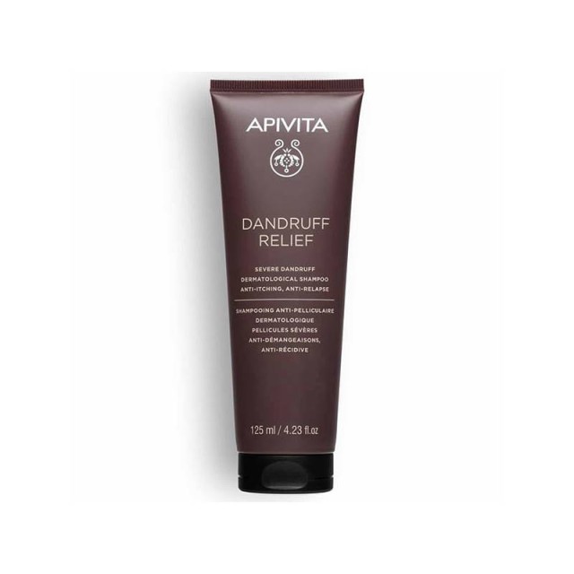 Apivita Dandruff Relief Σαμπουάν Κατά της Έντονης Πιτυρίδας, του Κνησμού & της Επανεμφάνισης, 125ml