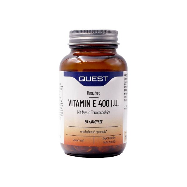 Quest Vitamin E 400iu Mixed Tocopherols 60caps