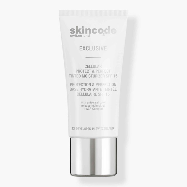 Skincode Exclusive Cellular Protect & Perfect Tinded Μoisturizer SPF15, 30ml