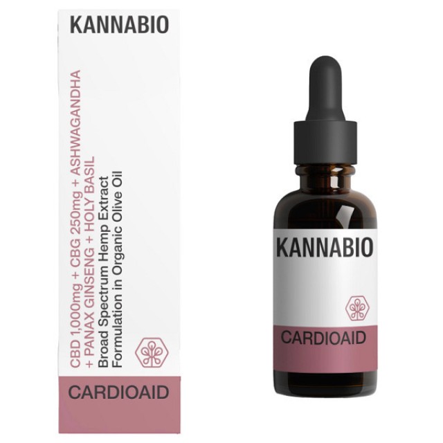 CardioAid CBD + CBG Oil 10ml