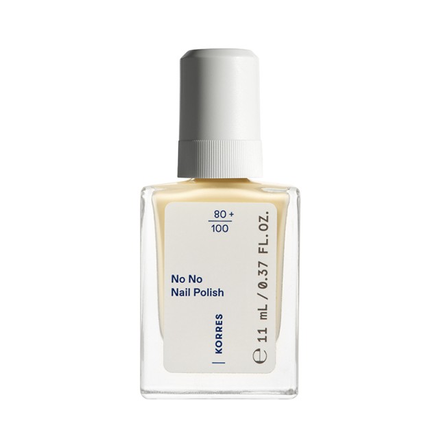 Korres No No Nail Polish Βερνίκι Νυχιών 32 Pastel Yellow 11ml